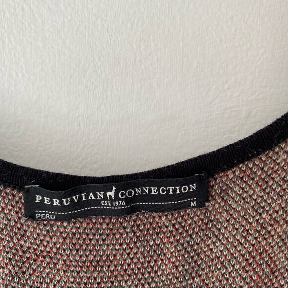 Peruvian Connection Uzbek Ikat Pima Cotton Knit Maxi dress size medium - Picture 8 of 9